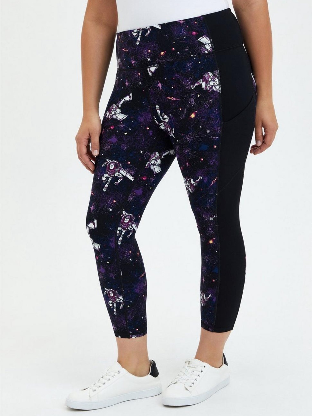 Torrid Disney Pixar Buzz Lightyear High-Rise Galaxy Print Pocket Leggings size 1